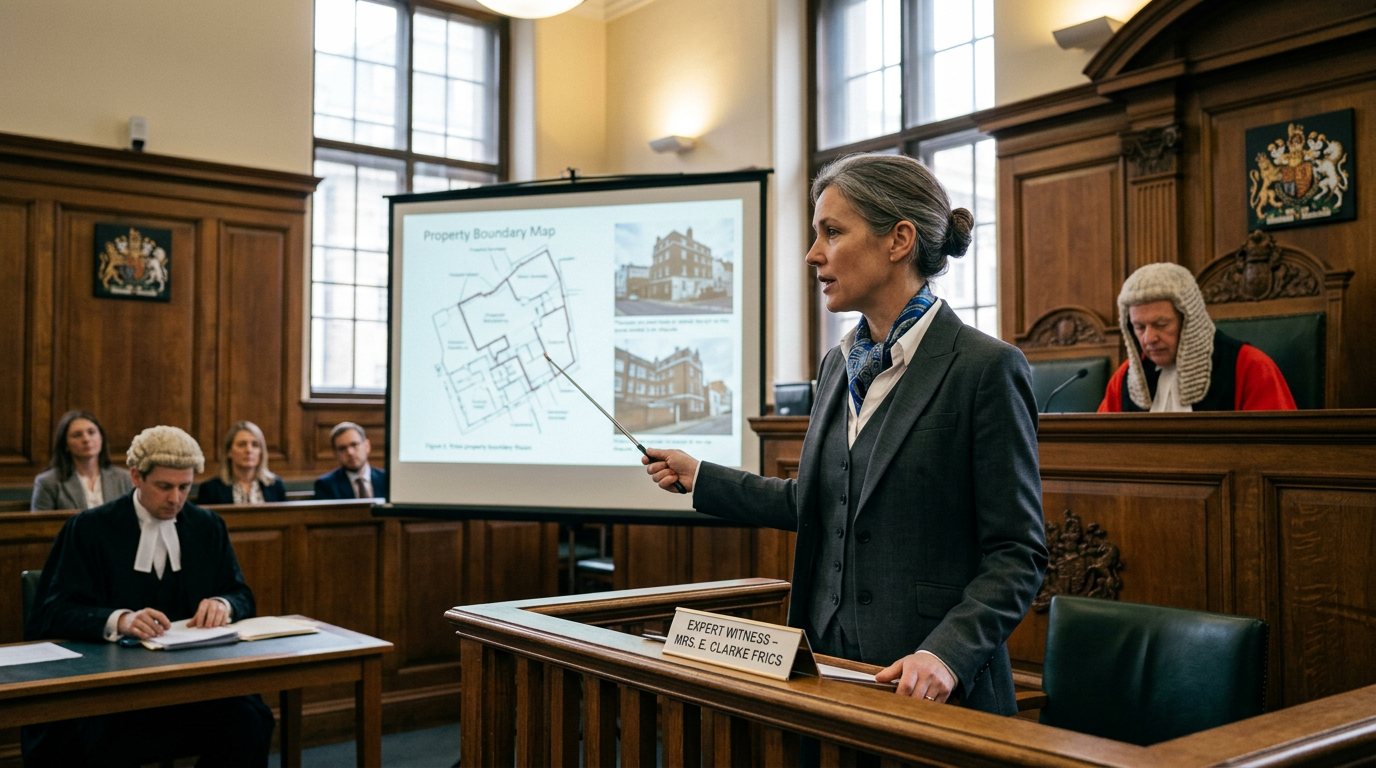Surveyor as expert witness in a London property dispute