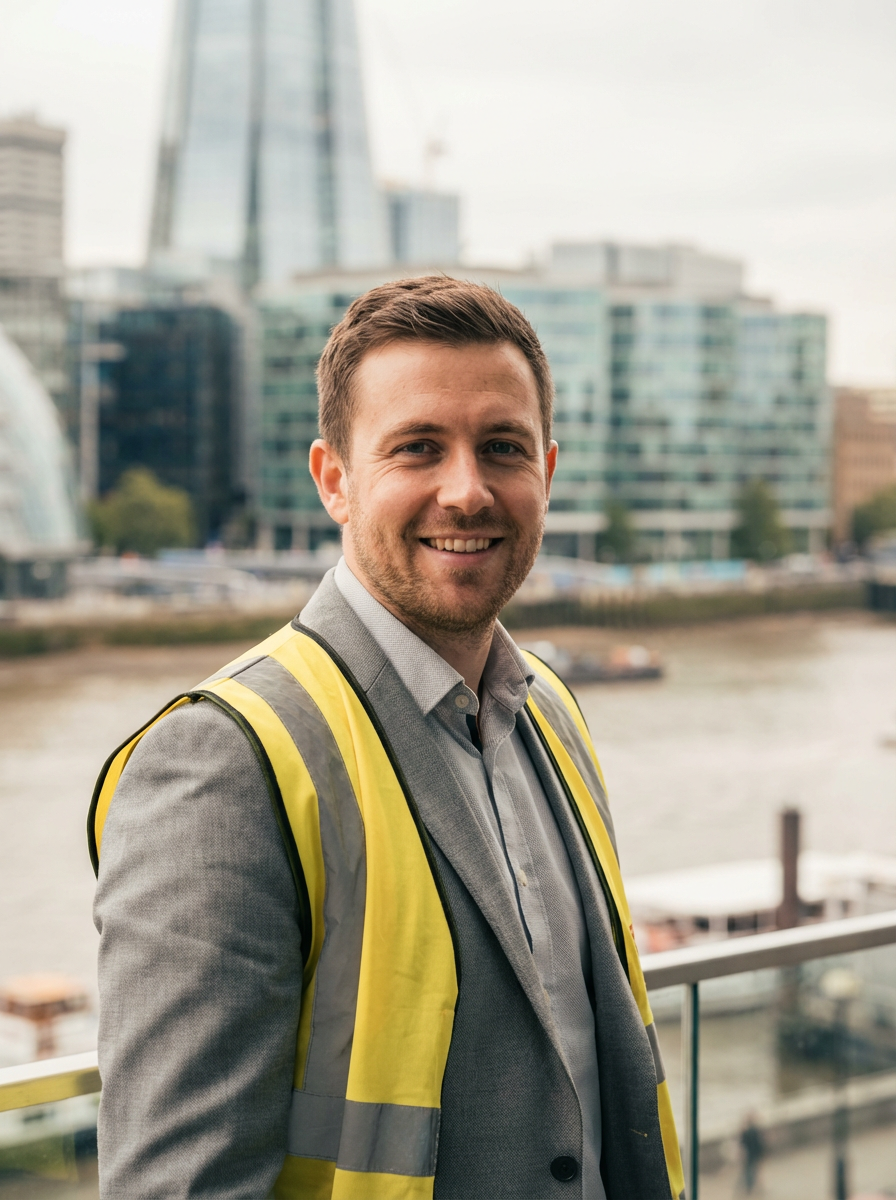 Oliver Chen, Surveyor at Pimlico Surveyors, London cityscape background